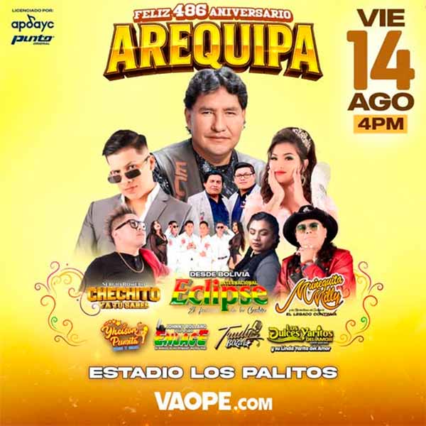 Serenata Arequipa 2026 Estadio Los Palitos