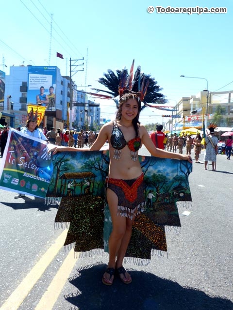 Traje típico de Madre de Dios