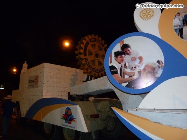 Carro alegórico Rotary