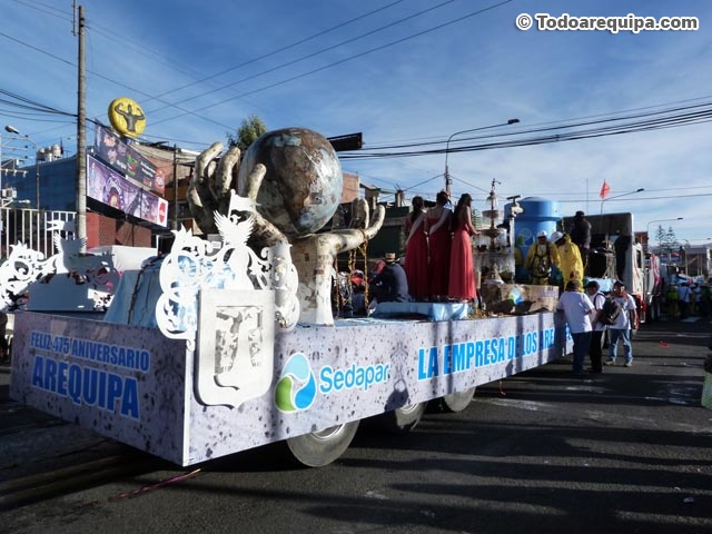 Carro alegórico de Sedapar