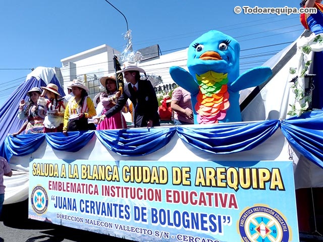 Juana Cervantes De Bolognesi en el corso