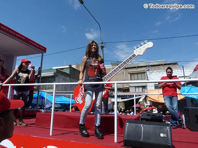 Ana Maria Copello en el Corso de Arequipa