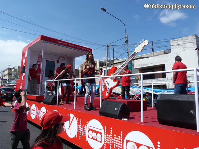 Coca Cola en el corso