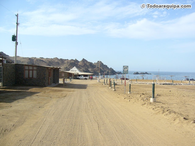 Llegando a Puerto Inca