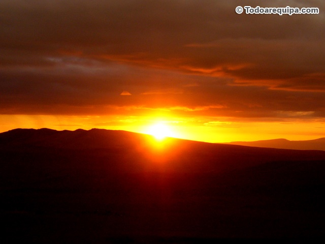 Últimos rayos del sol