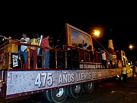 Carro alegórico de Cerveza Arequipeña