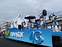 Carro alegórico de Movistar