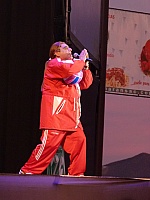 Carlos Alvarez imitando a Natalia Malaga