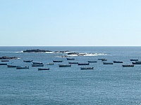 Lanchas en el mar de Chala - Caravelí