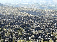 Ruinas en el valle de los volcanes