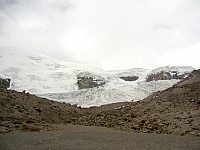 Campamento base y el glaciar