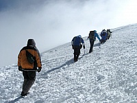 Continuando con la subida al nevado