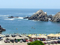 Catarindo playa al sur del Perú