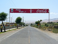 Salida de la localidad de Mejía