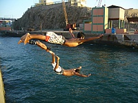 Clavados en el Muelle
