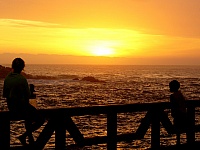 Observando el ocaso en Mollendo