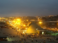 Malecón turístico segunda playa en Mollendo, de noche
